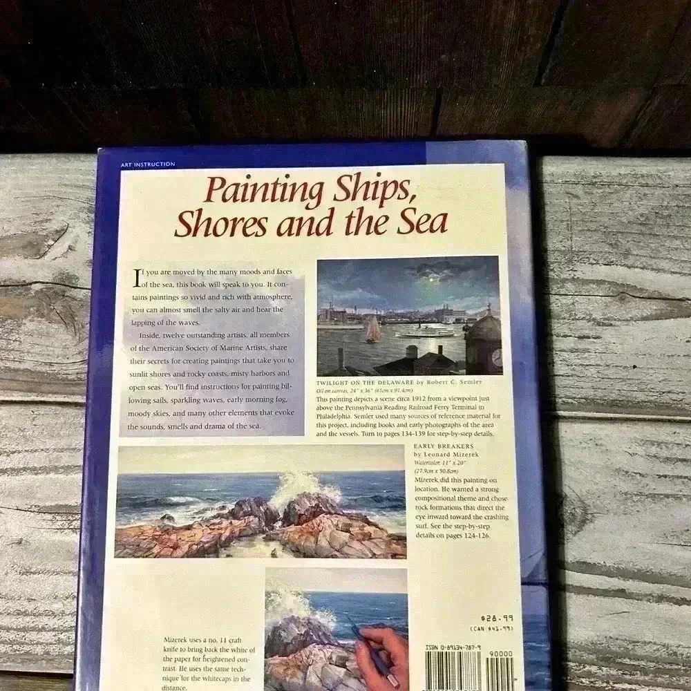 Painting Ships, Shores, and the Sea. Vintage book by Rachel Rubin Wolf. - Picture 3 of 9